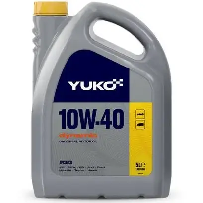 Масло моторное YUKO DYNAMIC 10W-40 API SG/CD (канистра 5л)