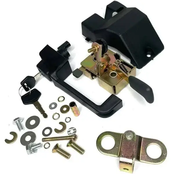 Замок дверей МТЗ правий у зборі (ручка/ключі/захист/механізм/зачіп/метиз) 80-6105050-01/80-6105010-01