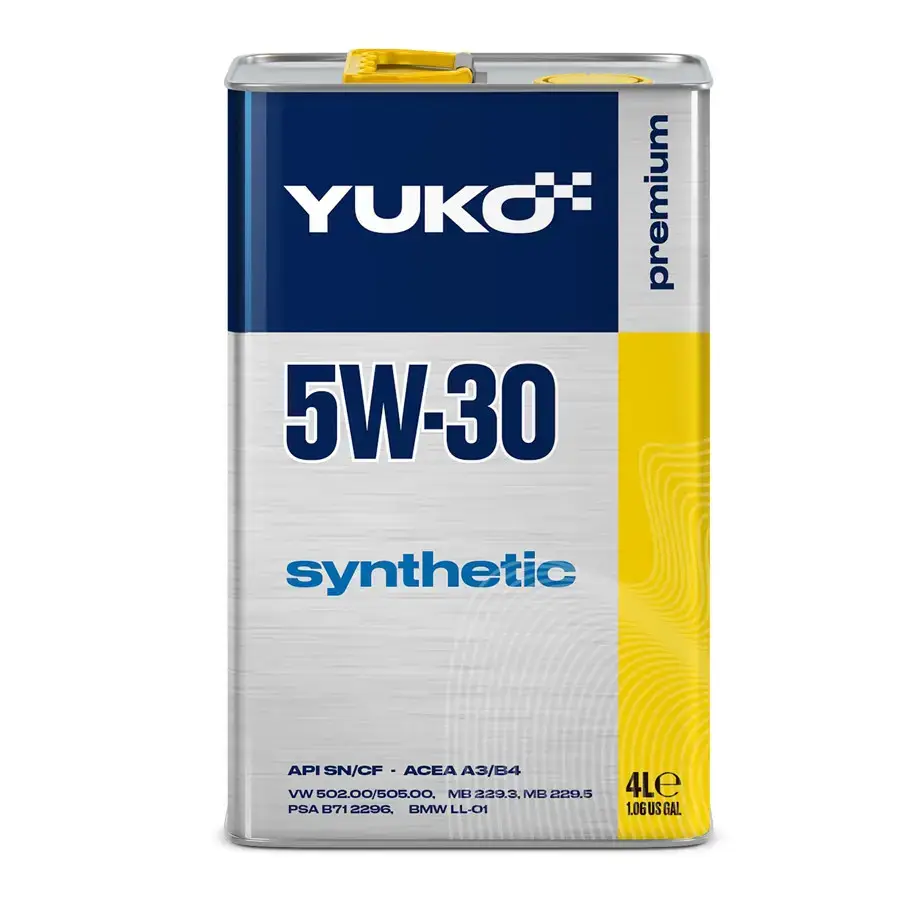 Олива моторна YUKO SYNTHETIC 5W-30 API SN/CF (каністра 4 л)