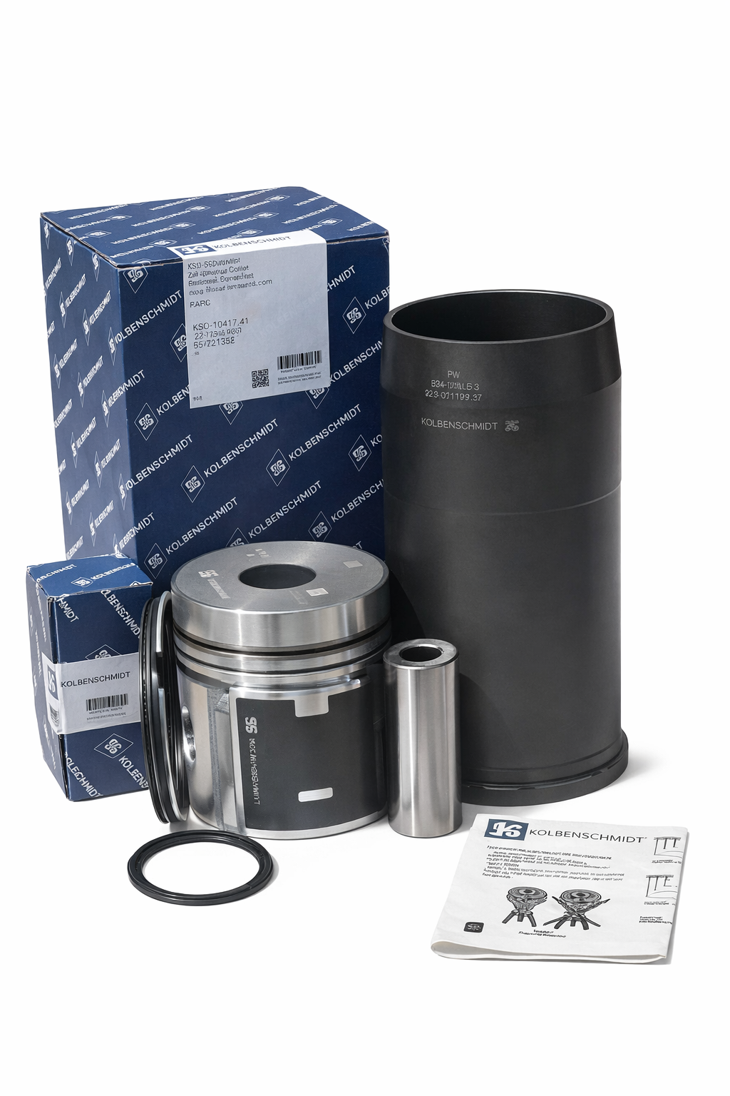 Поршнева група МТЗ-892/950/1025/1221 (Д245-Д260) без свічок накала (на 1 маслознімна + 2 компресійні) (вир-во Kolbenschmidt)