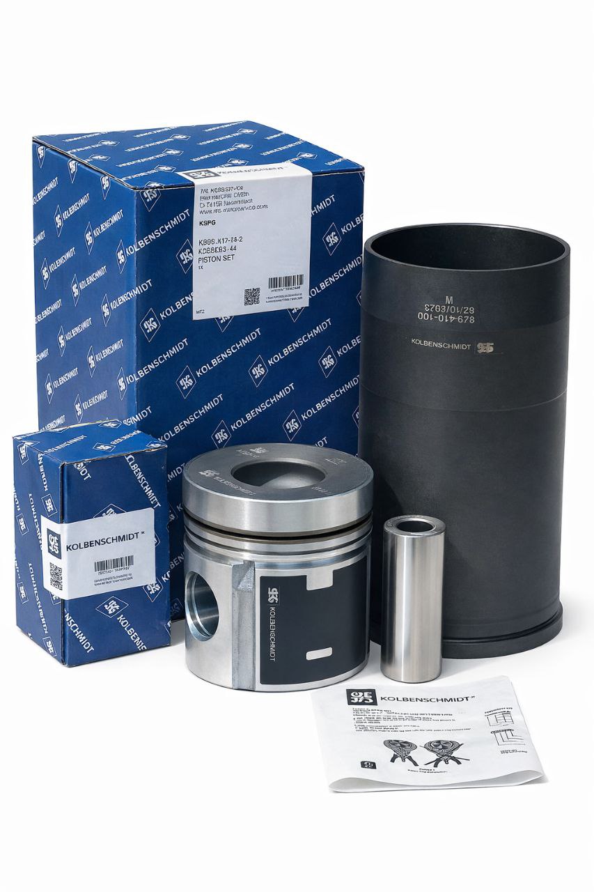 Поршнева група МТЗ-892/950/1025/1221 (двигуна Д245/Д260) без свічок накала (на 1 маслознімні та 2 компресійні) (Колбеншмід)