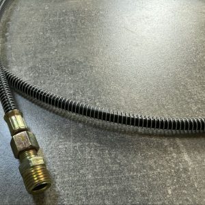 Показчик тиску оливи 6 атмосфер (механічний) МД-219 (у складі зі шлангом і перехідним штуцером) (з підсвіткою LED) 1.5 м #0