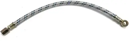 Трубка (маслопровід) компресора МТЗ (L=352мм) в металевому обплетенні 240-3509150 (вир-во Білорусь)