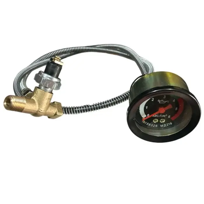 Датчик тиску оливи виносний з адаптером (з манометром + трубкою) (вир-во Україна)